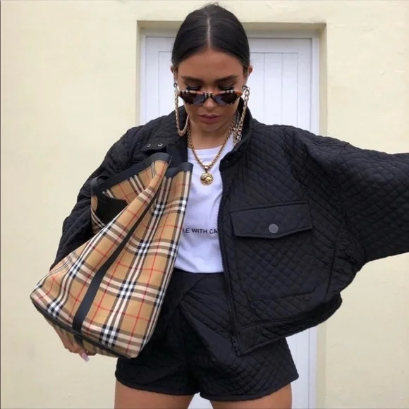 NWT Zara 2-Piece Trafaluc Quilted Jacket and Shorts Set - Picture 8 of 8